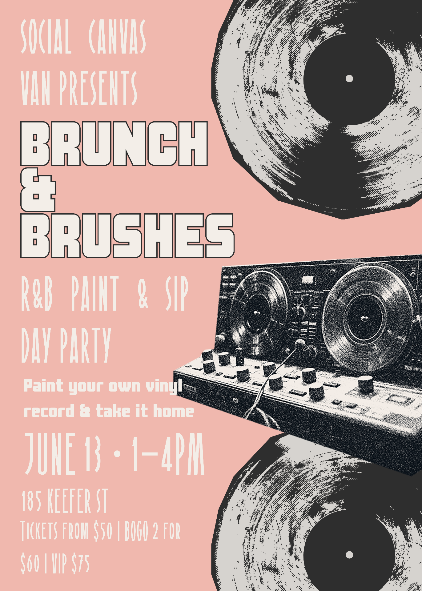 Brunch & Brushes poster